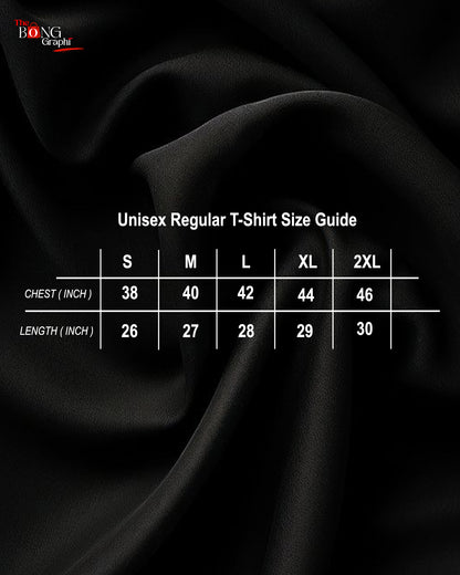 Manush Shantona Dibe Unisex Bong Crew T-Shirt